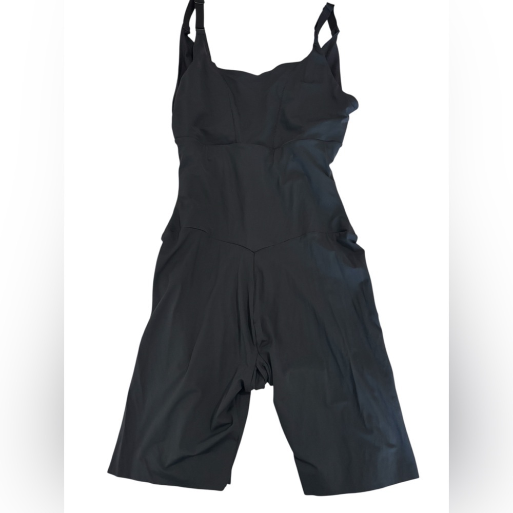 Maidenform Shapewear Romper Bodysuit Tummy Control Compression Black L